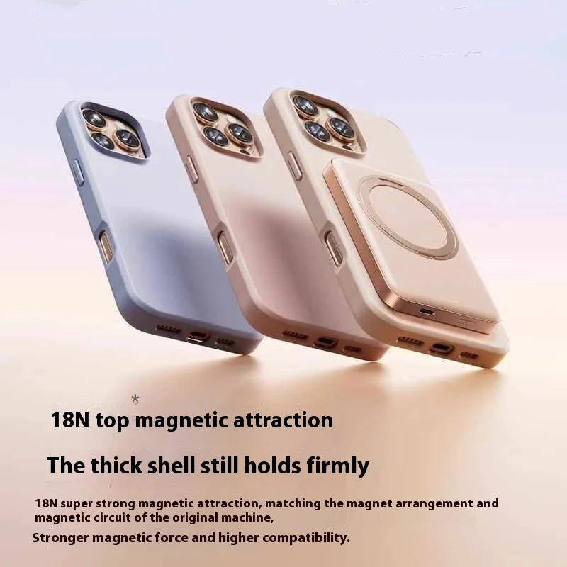 High-Capacity Magnetic Wireless Charging Portable Battery
